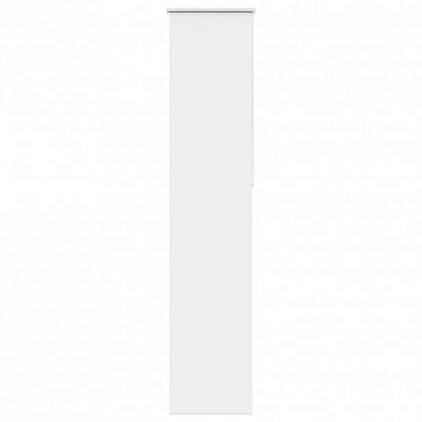 vidaXL Roleta zatemňovací bílá 45x230 cm šířka látky 40,7 cm polyester