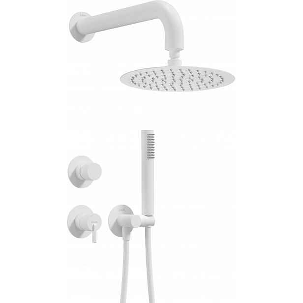 Elegantní sprchový set pod omítku s dešťovou hlavicí 250 mm