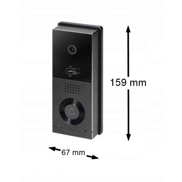 Videotelefon Orno 8" dotykový Wi-Fi Full Hd Rfid kabelový displej