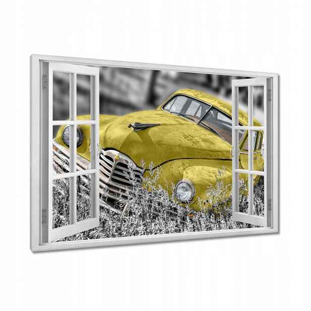 Obrazy 120x80 Žlutý oldtimer