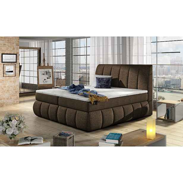 Boxspring Vincenzo Rozměr: 180 x 200 cm, látka: Sawana 26
