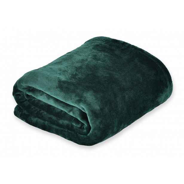 Flanelová deka Viktoria 140x200 cm, zelená