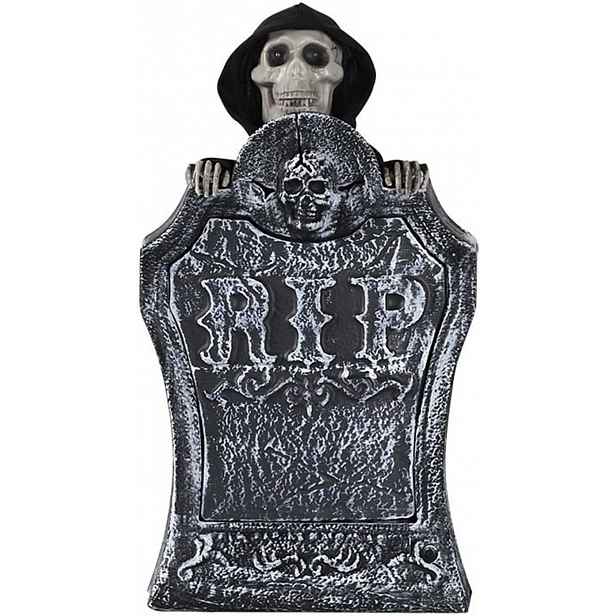 Halloweenská dekorace svítící náhrobek Grabloom ozdoba na dvůr zahrada