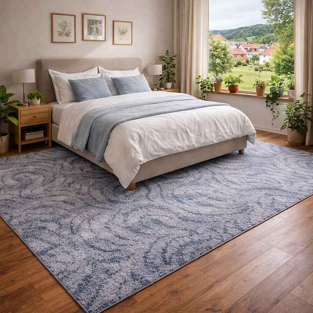 Kusový koberec Scroll šedý, 200x300, šedá, obývací pokoj, AladinWorld Expres