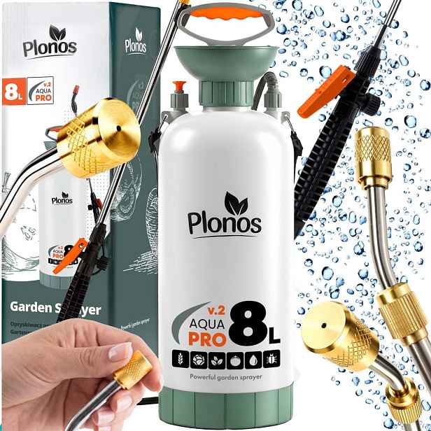 Ruční tlakový postřikovač 8 l Plonos PL-606