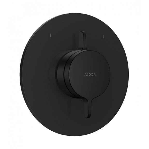 Axor One - Baterie pod omítku, pro 2 spotřebiče, matná černá 48415670