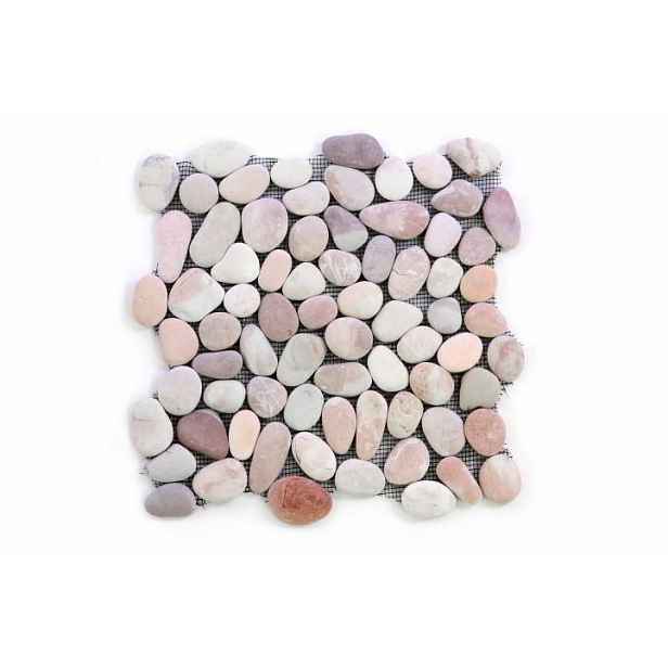 Divero Garth (D00603) mozaika říční oblázky z přírodního kamene 32 x 32 cm 1 m2