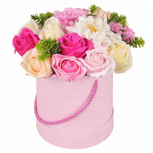 Flowerbox Květiny Dárek k narozeninám Krabička Květin Květinové růže