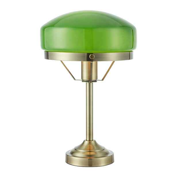 Zelená/v mosazné barvě stolní lampa (výška 39 cm) Aurelia – Markslöjd