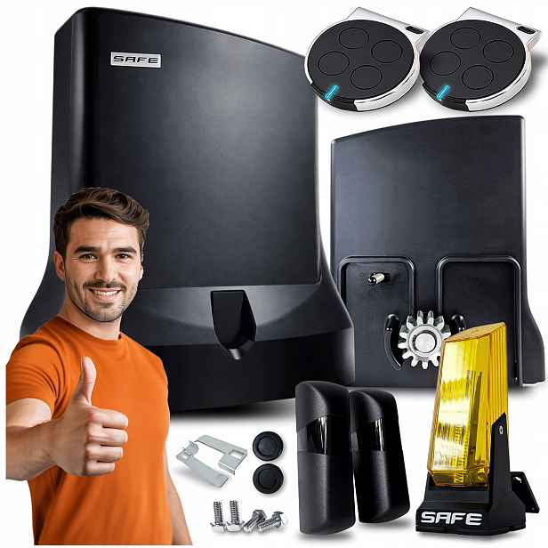 Set Pohon Pro Posuvnou Bránu lampa pohonu ovladače 800 kg automat Safe