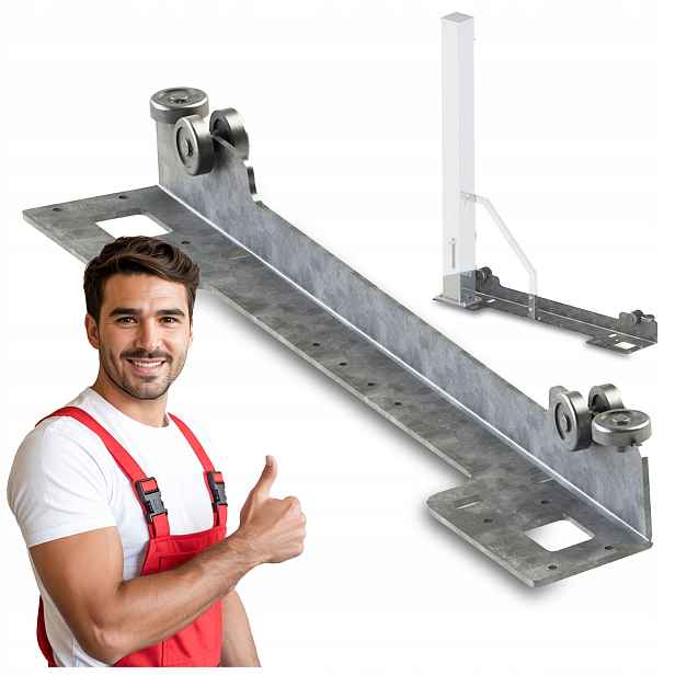 Sada pojízdných vozíků pro pohon ve Sloupku pro brány do 4 m světla 130 cm