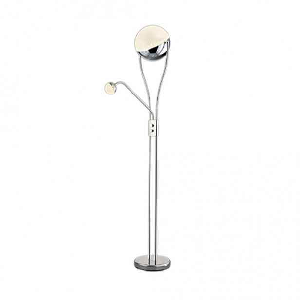 Trio Chris led stojací lampa chrom 478310206 TR478310206
