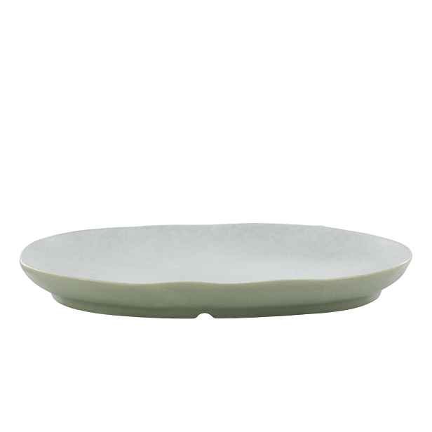 Zelený rustikální podnos Valence Dusty Verte - 27*19*3 cm  Chic Antique
