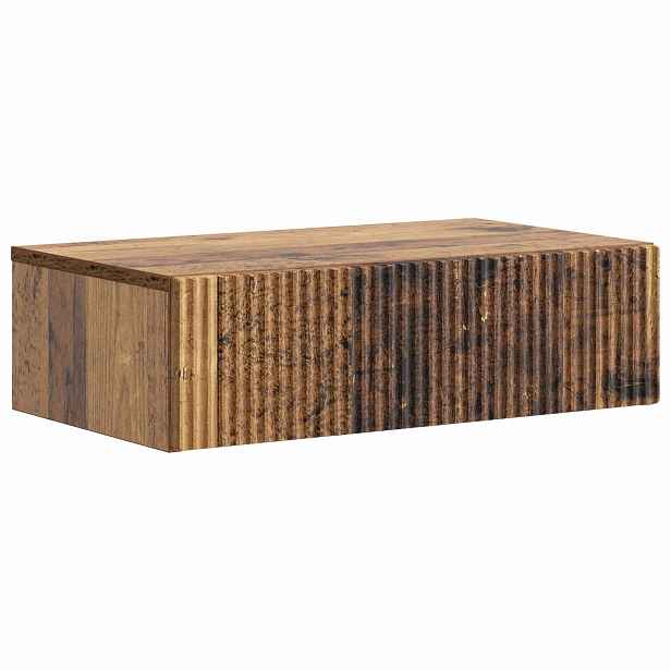 vidaXL Nástěnný boční stůl 59 x 34,5 x 17 cm Kompozitní dřevo