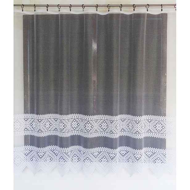 Mg Záclona 96/100 Hvězda žakár 350 x 120 cm Hotová S Páskou M