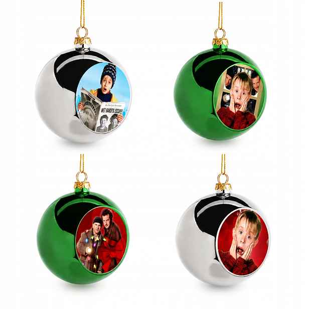 Sada Vánoční Koule New year Silvestr dárek dekor Kevin sám doma Home Alone