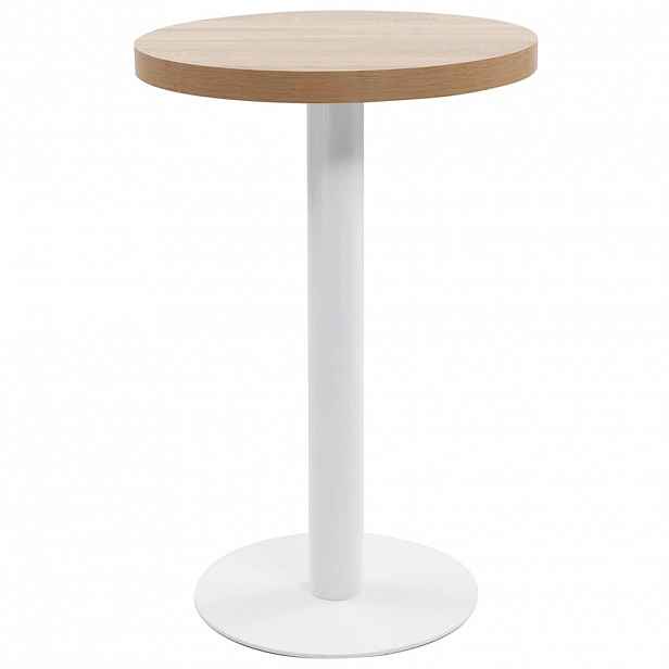 vidaXL Bistro stolek světle hnědý 50 cm MDF
