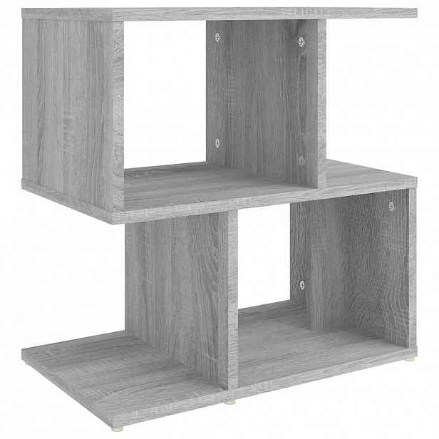 vidaXL Noční stolek šedý sonoma 50 x 30 x 51,5 cm kompozitní dřevo