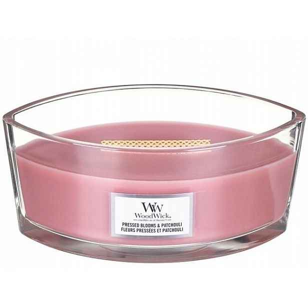 WoodWick svíčka loď Pressed Blooms & Patchouli 453.6 g