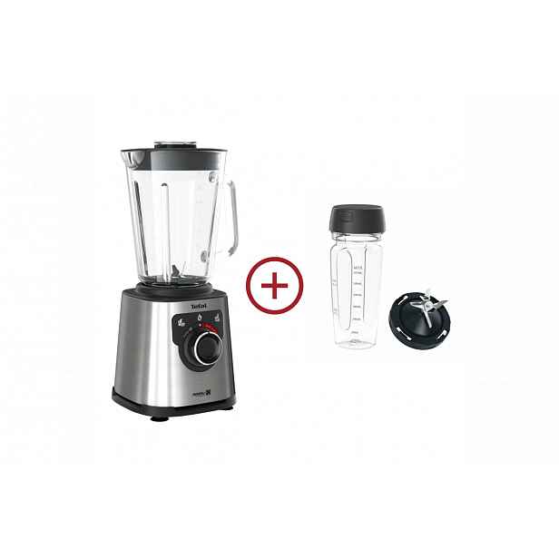 Akční set vysokorychlostní mixér Tefal PerfectMix+ Glass BL871D + cestovní láhev a náhradní čepele