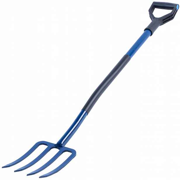 Kopací Vidle 4-ZUBÉ Kovová Rukojeť 130 cm