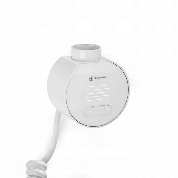 Terma ohřívač Veo Bílá přední strana/Bílá krytka Wi-fi spirálový kabel zástrčka