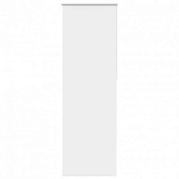 vidaXL Roleta zatemňovací bílá 70x230 cm šířka látky 65,7 cm polyester