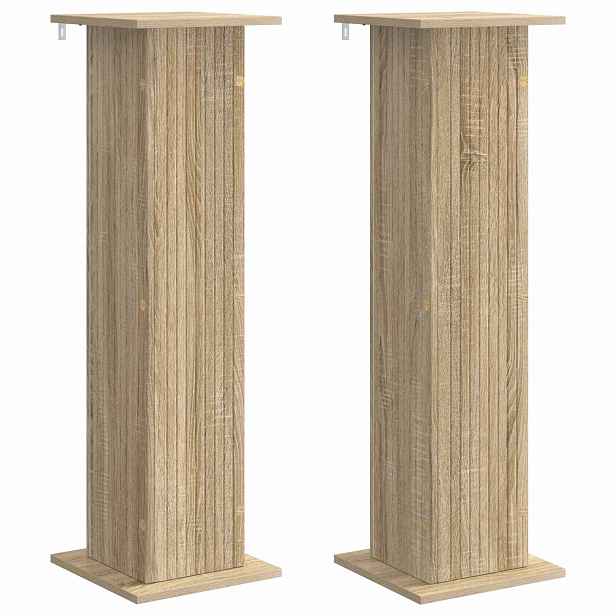 vidaXL Stojan na rostliny 2 ks Dub sonoma 30,5 x 30 x 100,5 cm