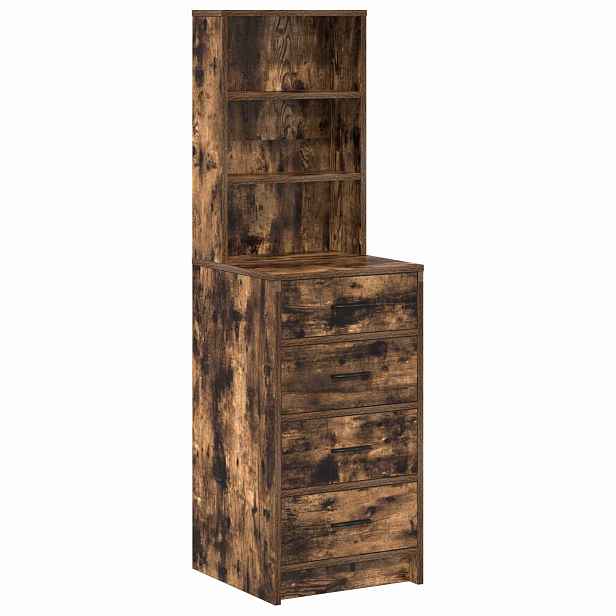 vidaXL Vysoký bufet Kouřový dub 40 x 41 x 135 cm Kompozitní dřevo