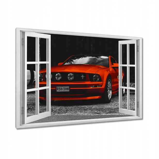 Obrazy 120x80 Červený Ford Mustang