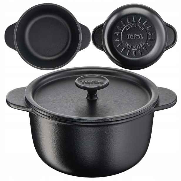 Tefal Hrnec S Poklicí 20 CM 2,7 L, Smaltovaná Povrchová Úprava