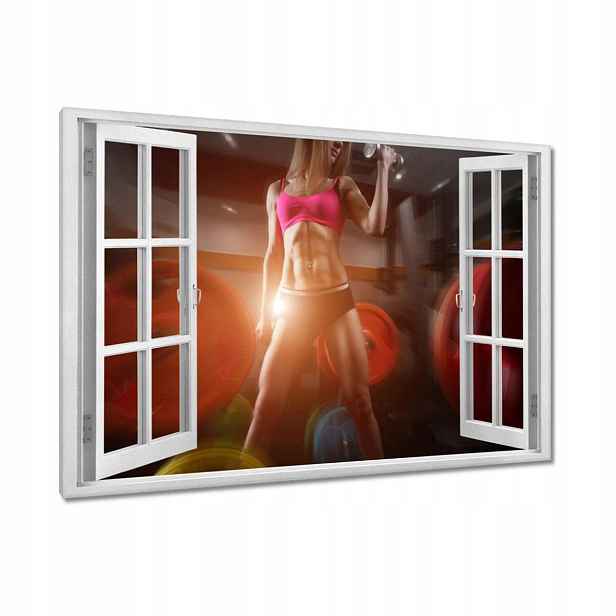 Obrazy 90x60 Fitness klub Gymnastika