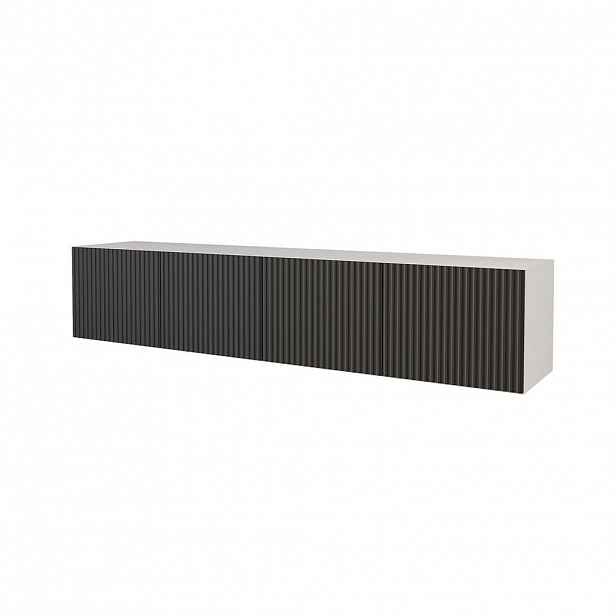ALTDECOR LOWBOARD NOA-2-W 2x100x40x40 cm – bílá / černá