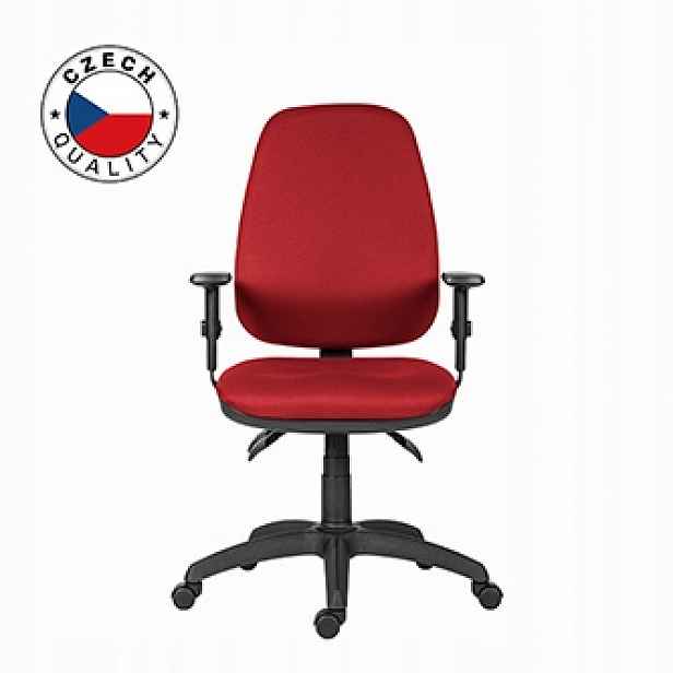 Powerton Ergo Anna Ergonomická kancelářská židle, Červená