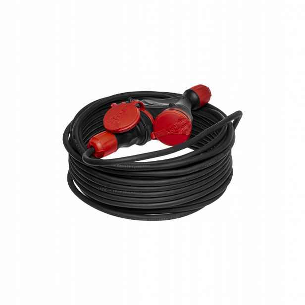 Prodlužovací Kabel s 3 zásuvkami IP54 16A 3x1,5 25 m Plastrol W-01176
