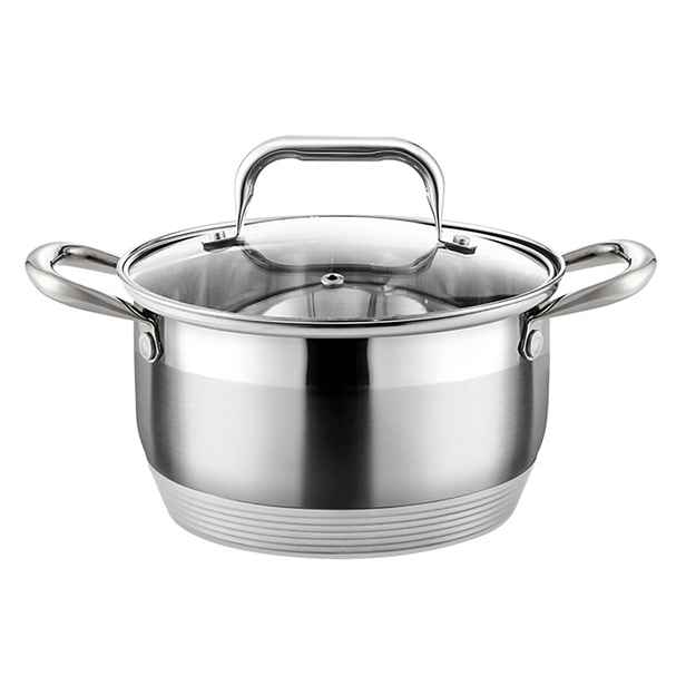 PROHOME - Hrnec 22cm, 4,7l nerezový s poklicí