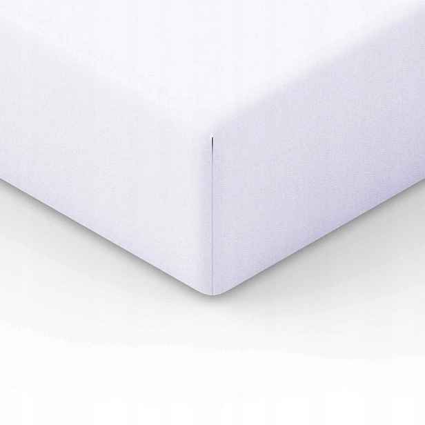 Prostěradlo jersey s gumičkou 140x200 bílé