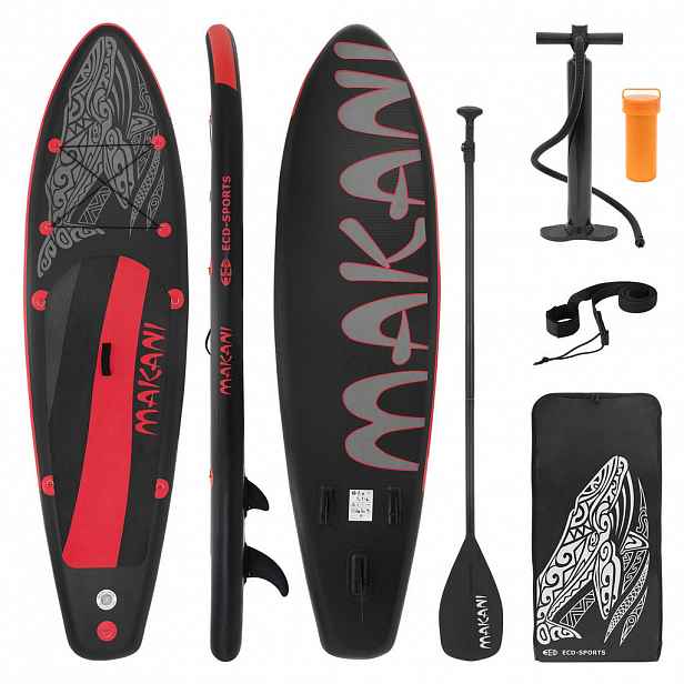ECD-Germany STAND UP PADDLE BOARD Makani černá-červená