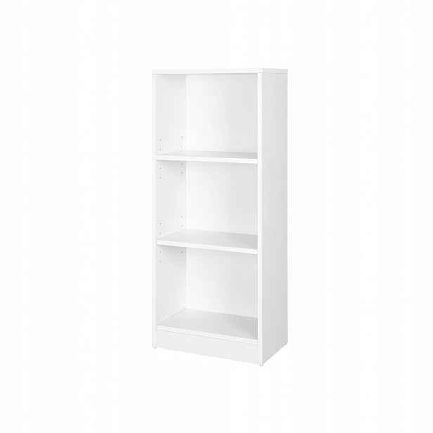 Regál s policemi, organizér na knihy Songmics 40 cm x 93 cm x 24 cm, bílý