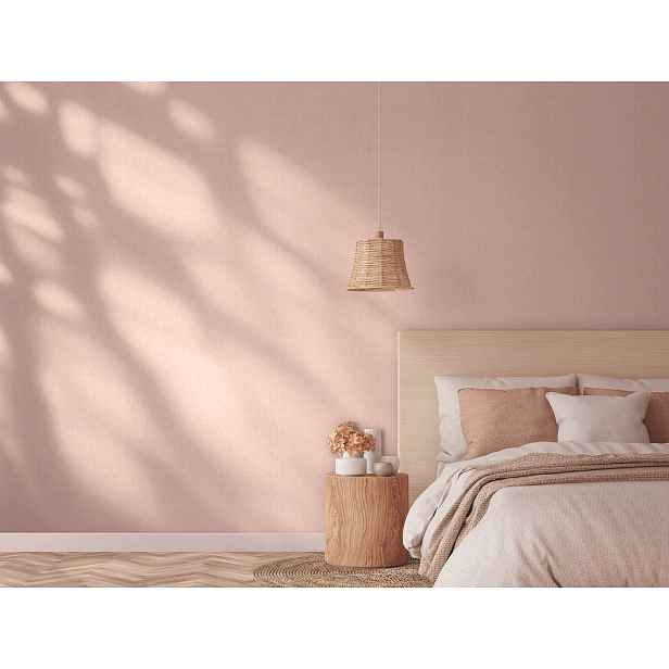 Světle růžová tapeta s ozdobnou texturou, exkluzivní tapeta 10 M X 106 CM