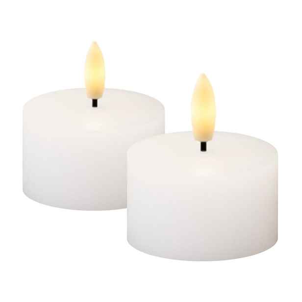 LED svíčky v sadě 2 ks (výška 3 cm) Sille Rechargeable – Sirius