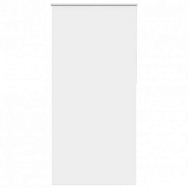vidaXL Roleta zatemňovací bílá 90x230 cm šířka látky 85,7 cm polyester