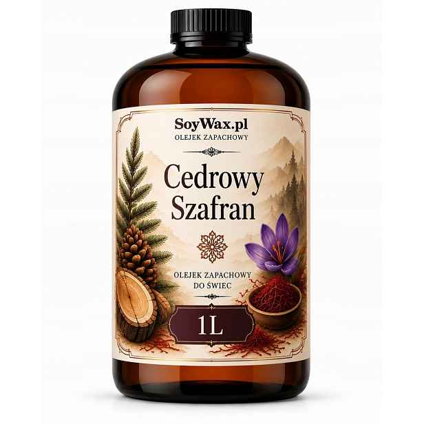 Vonný olej na svíčky Cedrový šafrán 1000 ml