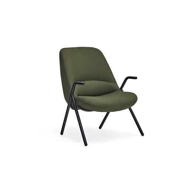 Zelené křeslo Teulat Dins, výška 90 cm
