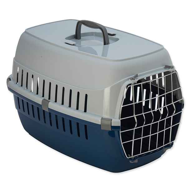 Modrá/šedá přepravka pro domácího mazlíčka 35x58 cm Dog Fantasy Carrier – Plaček Pet Products