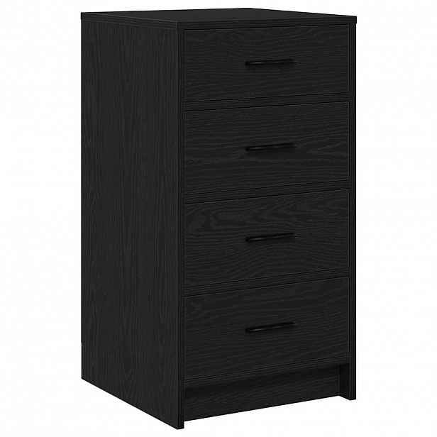 vidaXL Servírovací skříň Černý dub 40 x 41 x 75 cm Kompozitní dřevo