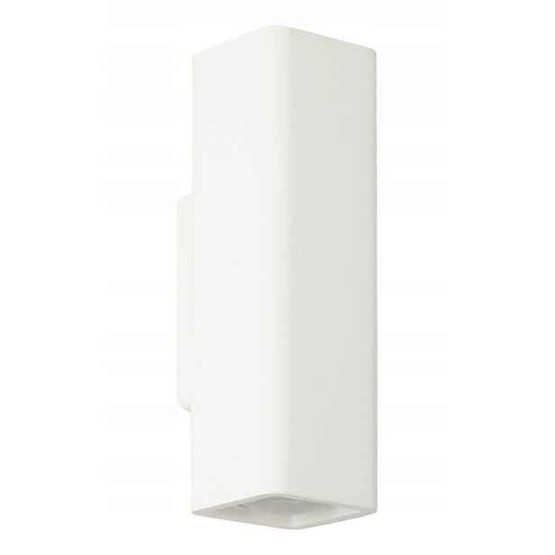 Nástěnná Led lampa obdélníková bílá Lampex