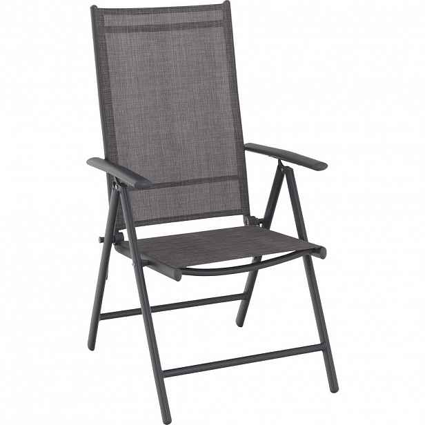 Ambia Garden ZAHRADNÍ SKLÁDACÍ KŘESLO, kov, textil