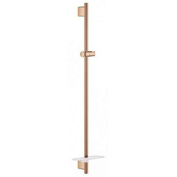 Sprchová tyč Grohe RAINSHOWER SmartActive na stěnu s poličkou Warm Sunset 26603DA0