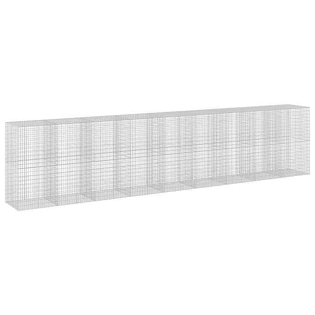 vidaXL Gabion s drátem 5 mm a síťkou 5x10 cm 900x100x200 cm